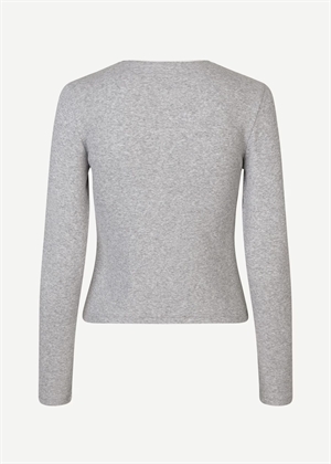 Sajune ls cardigan 7542 Light Grey Mel. Samsøe